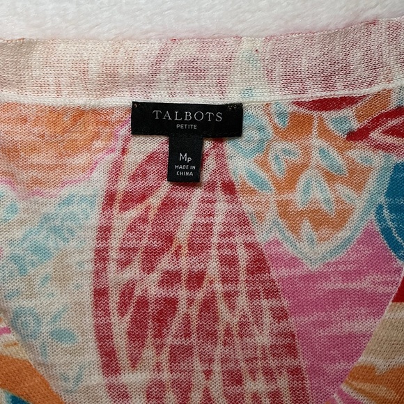 Talbots Colorful Paisley Women's Top - Picture 5 of 6